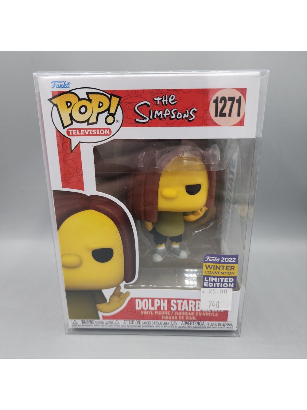 Funko POP! The Simpsons Dolph Starbeam #1271 2022 Winter Con Exclusive